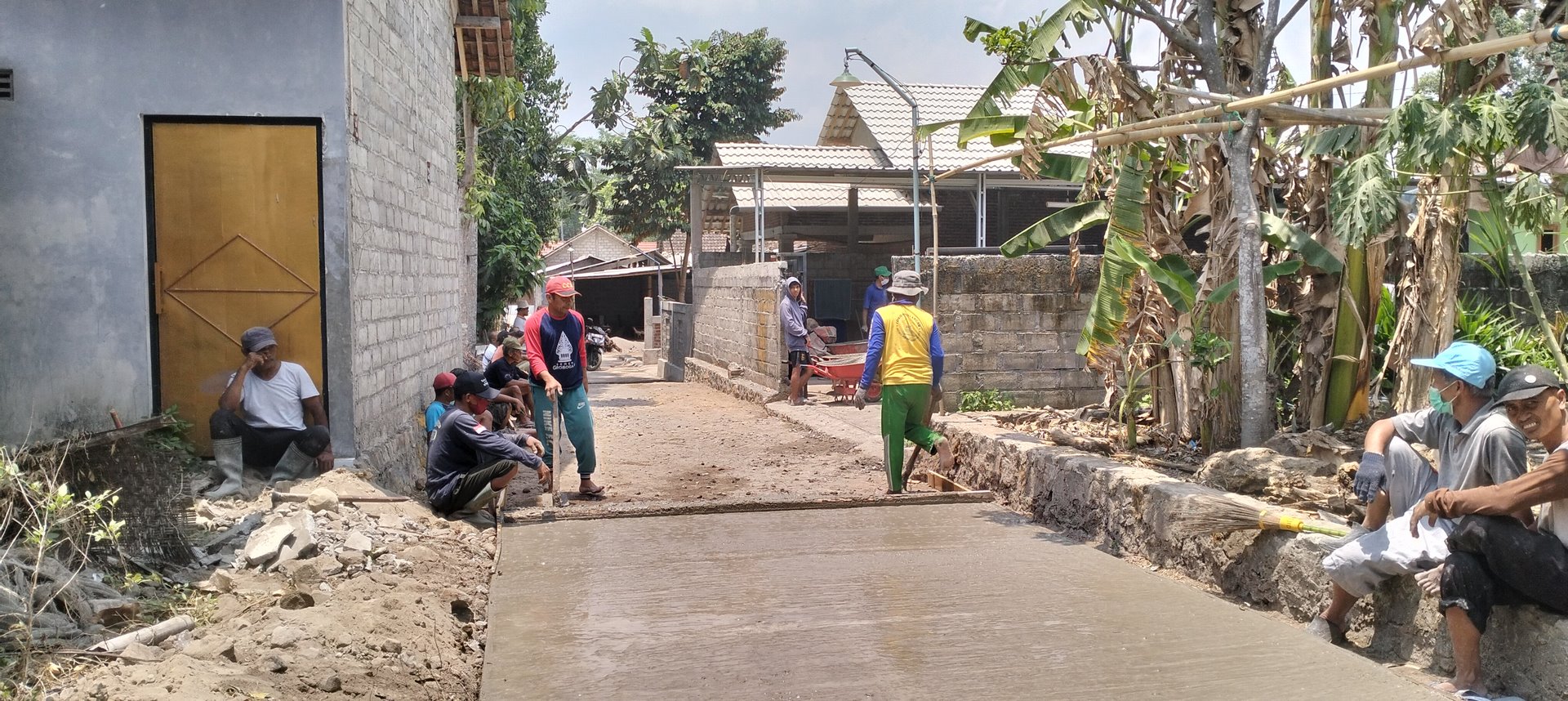 Pengecoran Jalan Utama